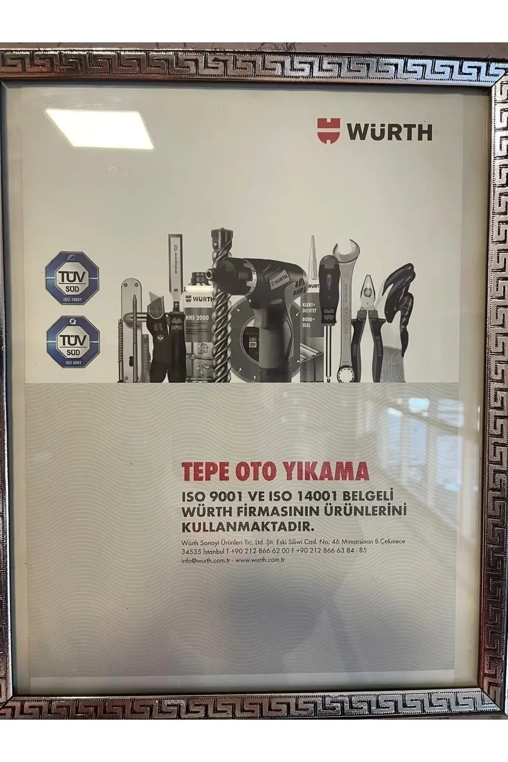 WÜRTH CAM TEMİZLEME SABUNU KONSANTRE CAM TEMİZLEMEYİCİ 32ML