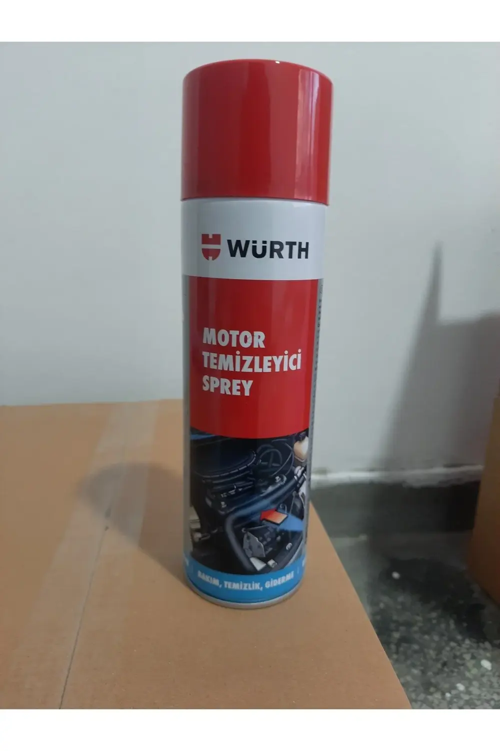 WÜRTH MOTOR TEMİZLEME SPREYİ SUSUZ PARLATMA SPREY 500ML GERMANY