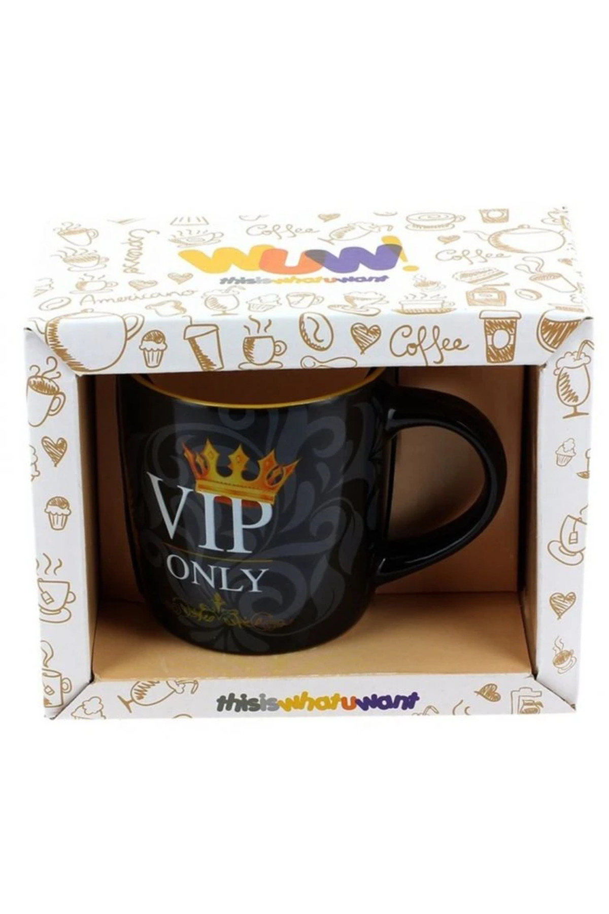 WuW VIP Black Kupa Bardak