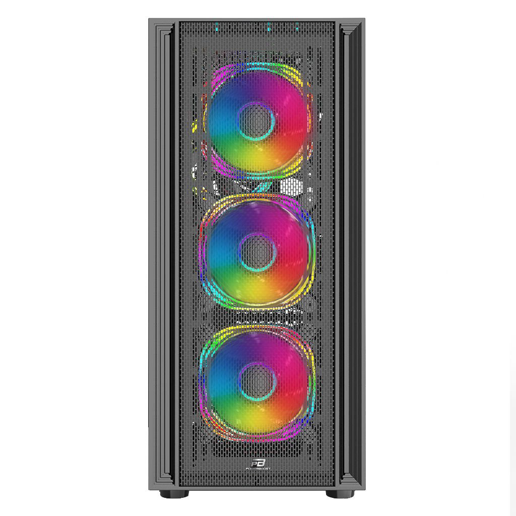 Tunçmatik X-12B Usb 3.0 Mesh 4 X Argb Fanli Siyah Kasa (Psu Yok)