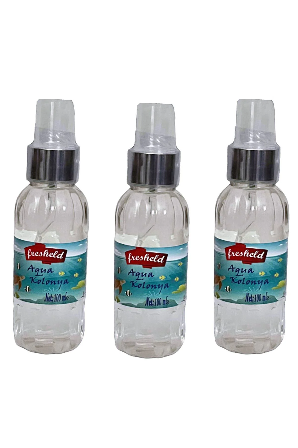 x 3 Adet Aqua Kolonya 100 ml