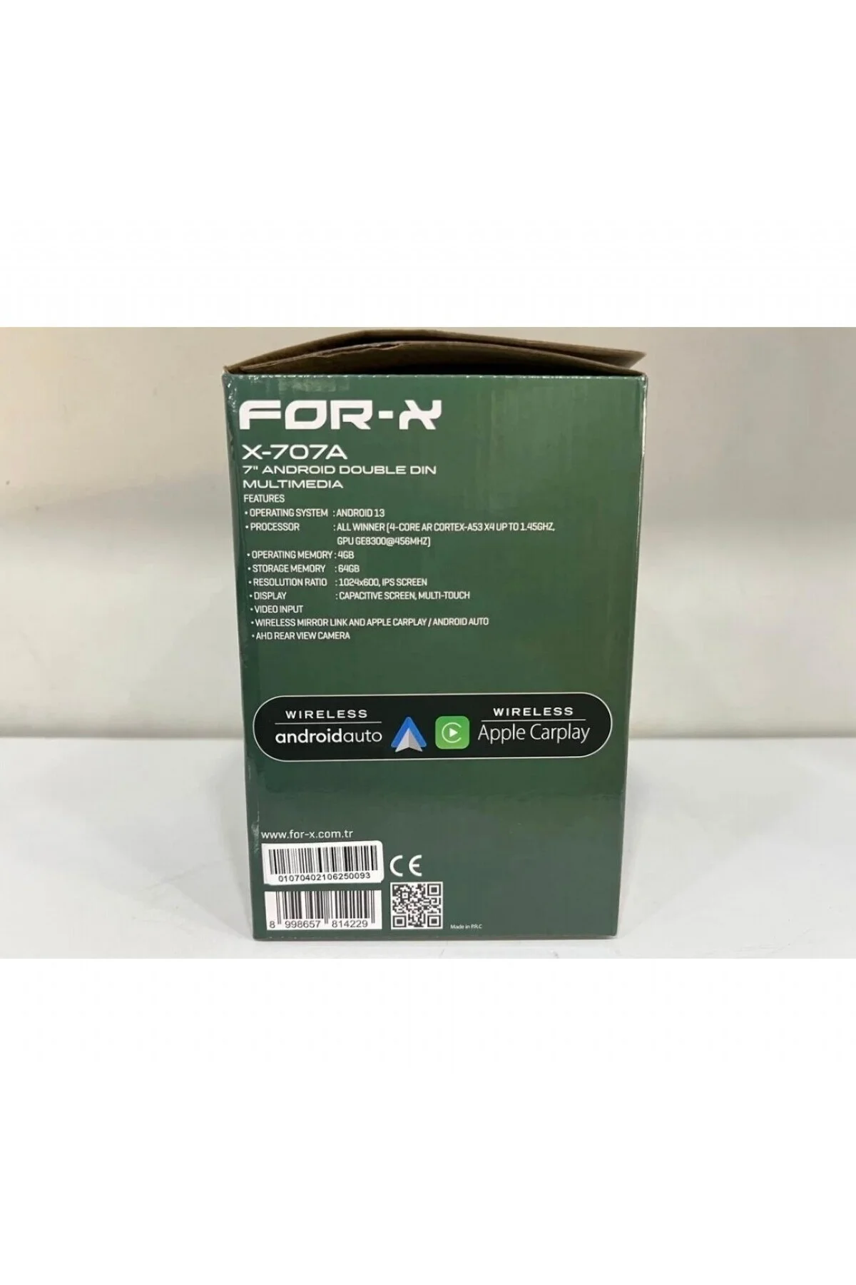 X-707A UYUMLU ANDROİD 7 İNÇ DOUBLE TEYP 4/64 PRO