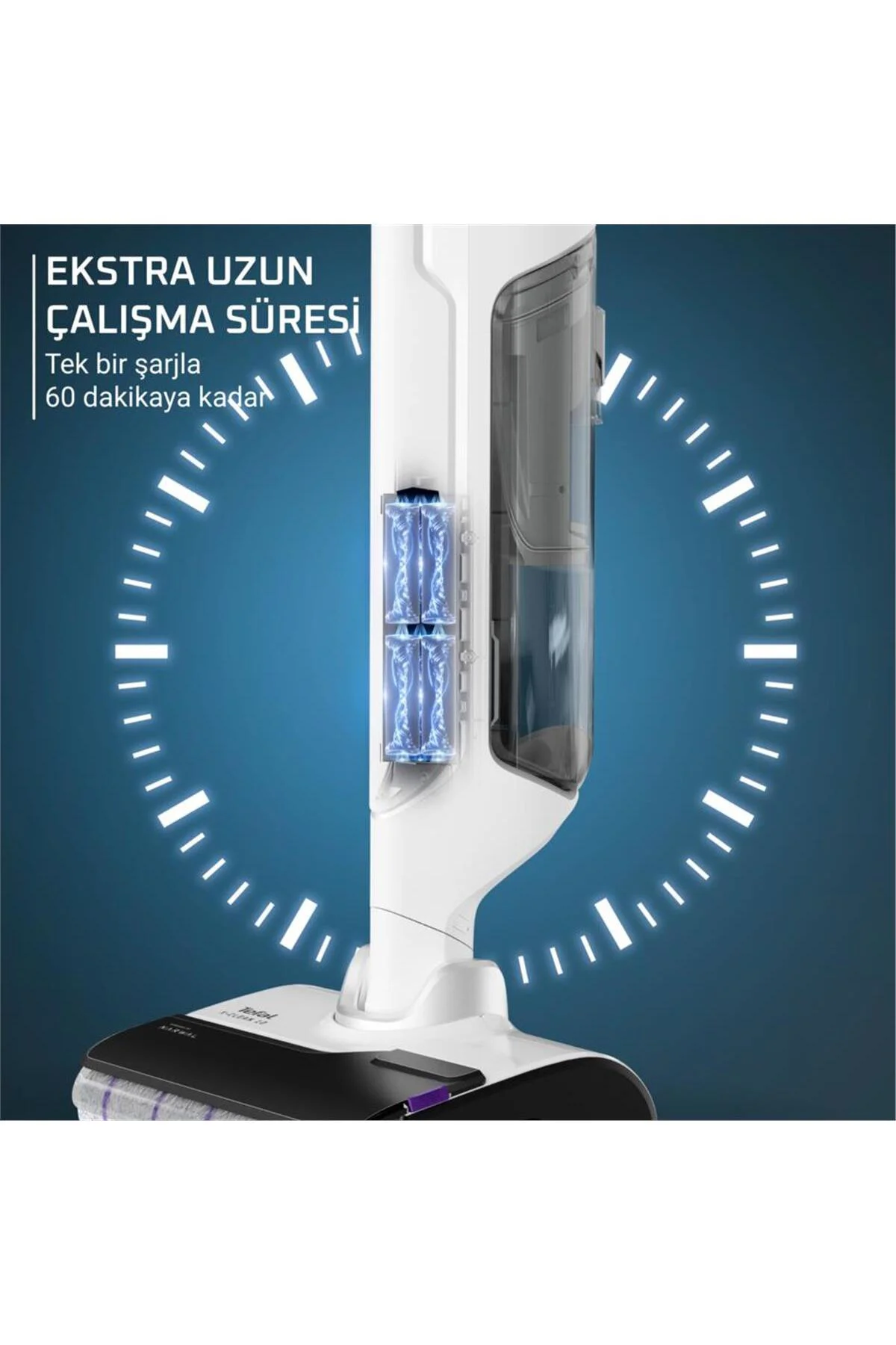 X-Clean 10 Islak Sert Zemin Temizleyici Kablosuz Dikey Süpürge-Ke