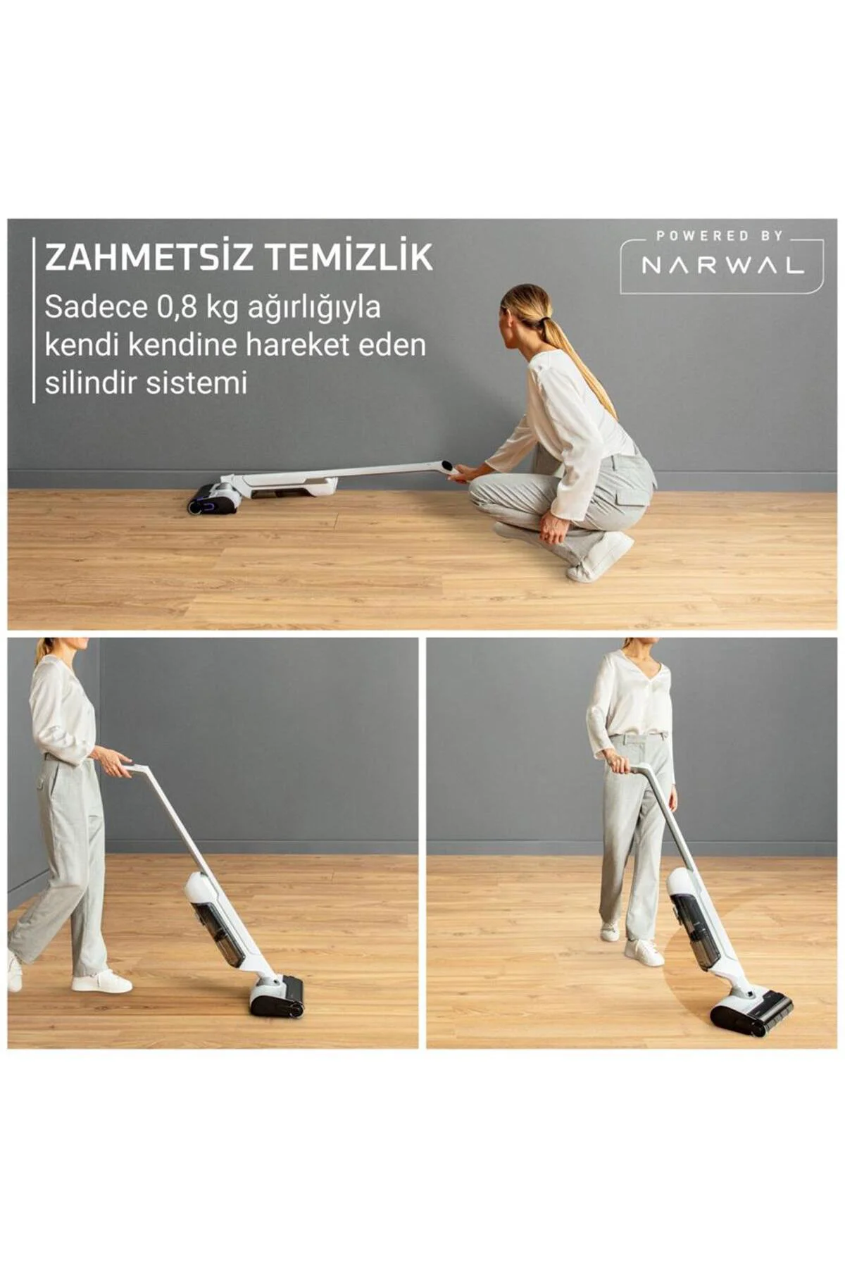 X-Clean 10 Islak Sert Zemin Temizleyici Kablosuz Dikey Süpürge-Ke