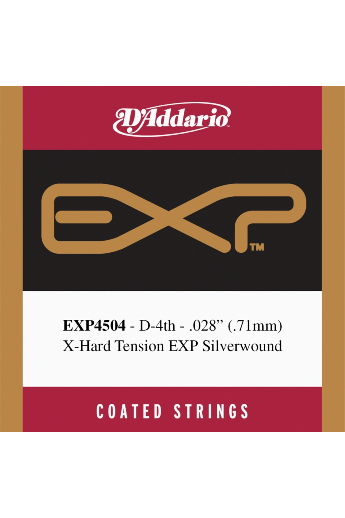 Daddario X-Hard Tension Exp Silverwound Single D-Re - Exp4504 Klasik Gitar