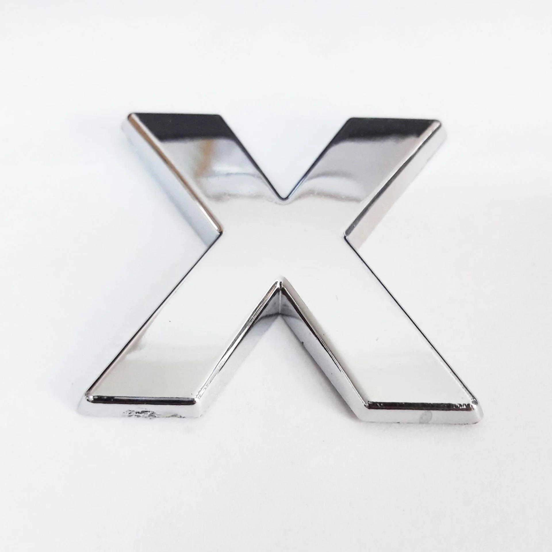 X Harfi  3,75 cm Krom Yapışkanlı Fiyatı, Yorumları ve Özellikleri