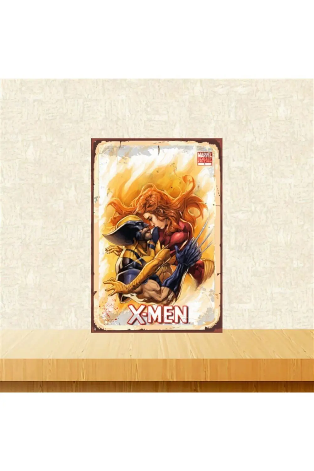 X-men 20-30 Cm Retro Ahşap Tablo Tkfx5025