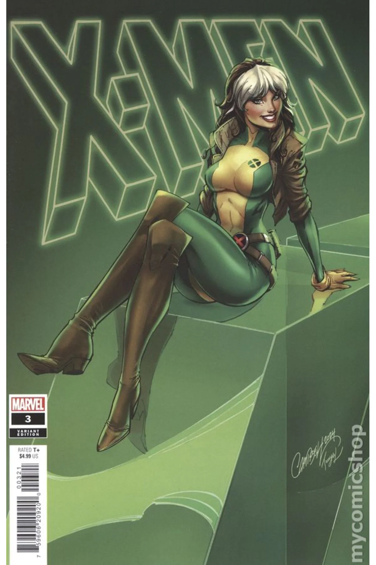 X-men #3b (İNGİLİZCE) Cover By J Scott Campbell