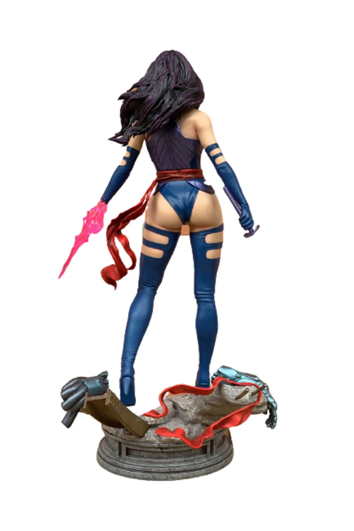 X-Men Apocalypse Psylocke Figür Olivia Munn Figür Büyük Boy 25CM