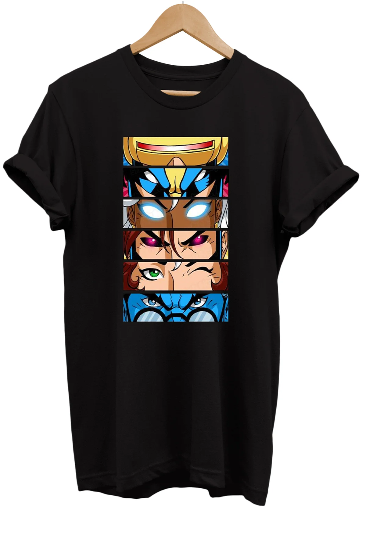 X-men Baskılı %100 Pamuk Oversize T-shirt