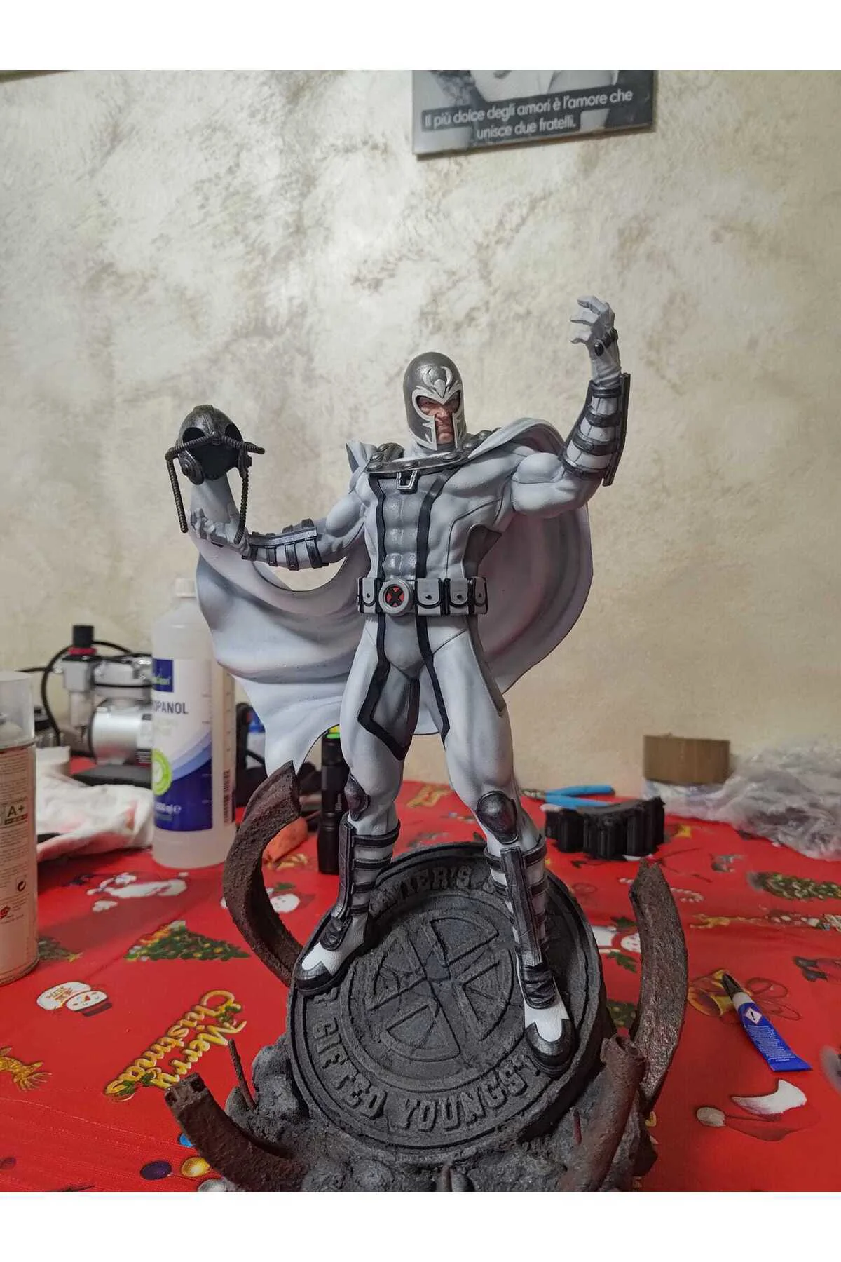 X-Men Magneto Boyalı Figür X-Men Magneto Figür 25CM Büyük Boy