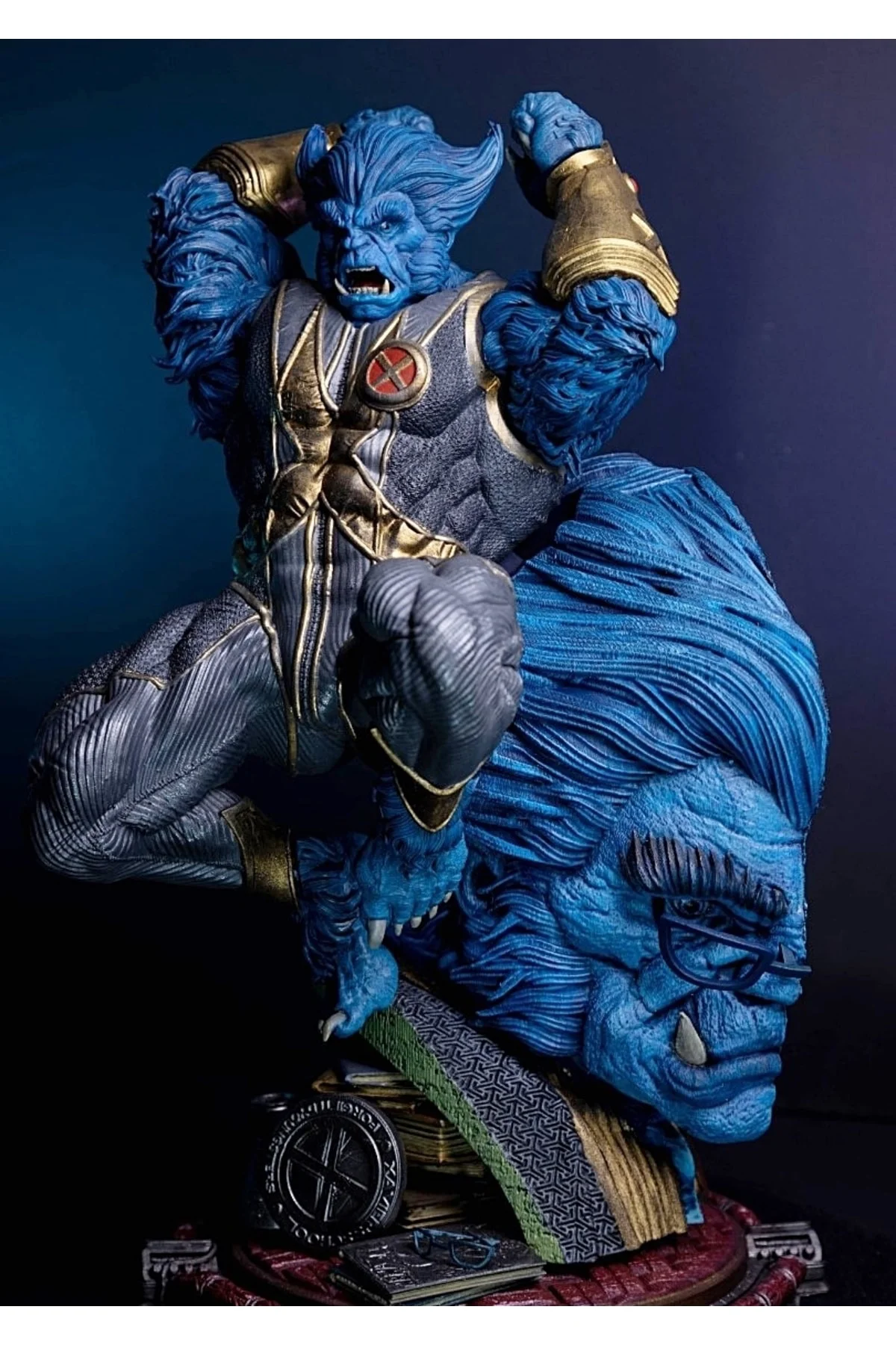 X-men Öfkeli Beast Boyalı Figür 20 Cm (dev Boy)