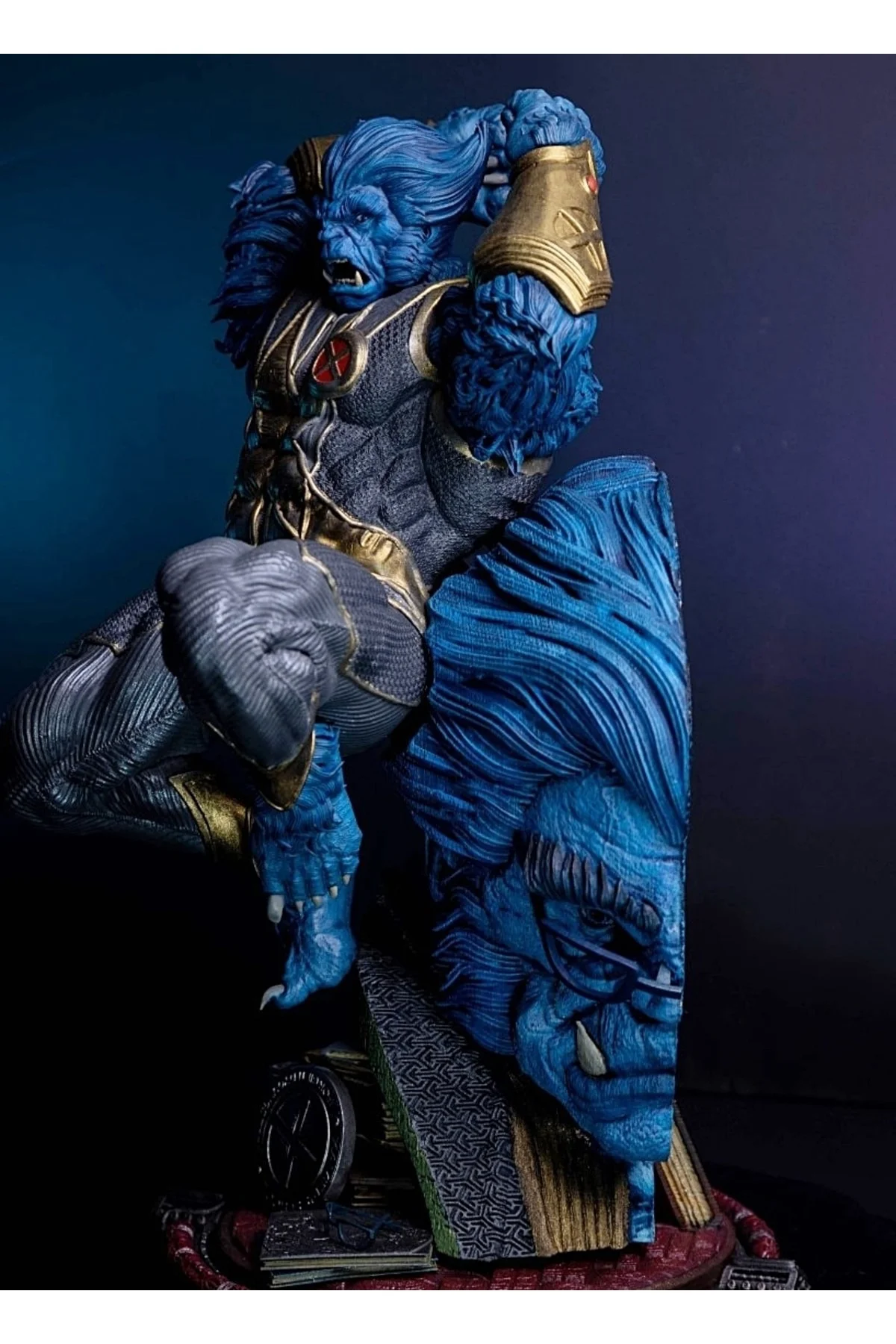 X-men Öfkeli Beast Boyalı Figür 20 Cm (dev Boy)