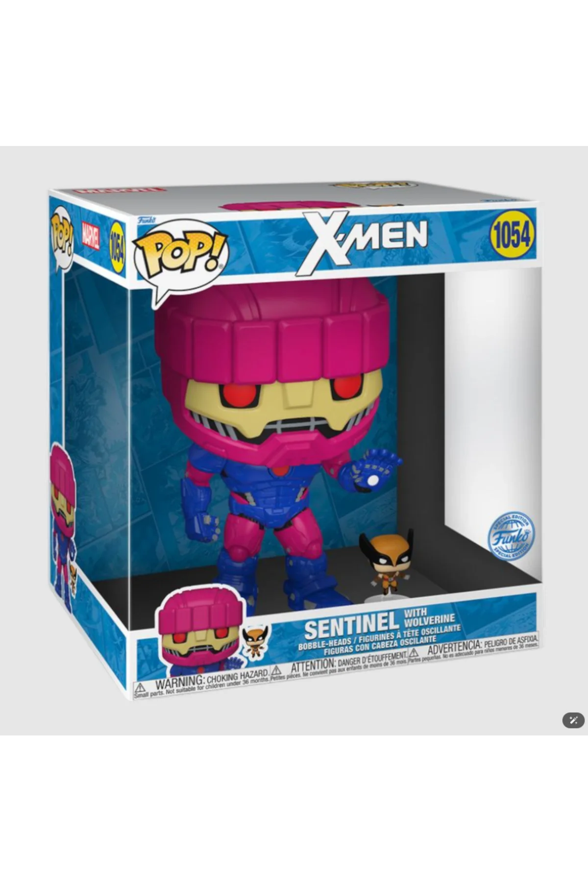 X-Men Super Sized Jumbo POP! Vinyl Figure Sentinel with Wolverine 25 cm
