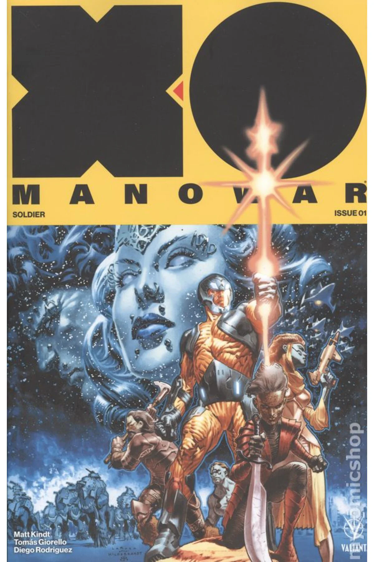 X-O Manowar #1A (ingilizce)