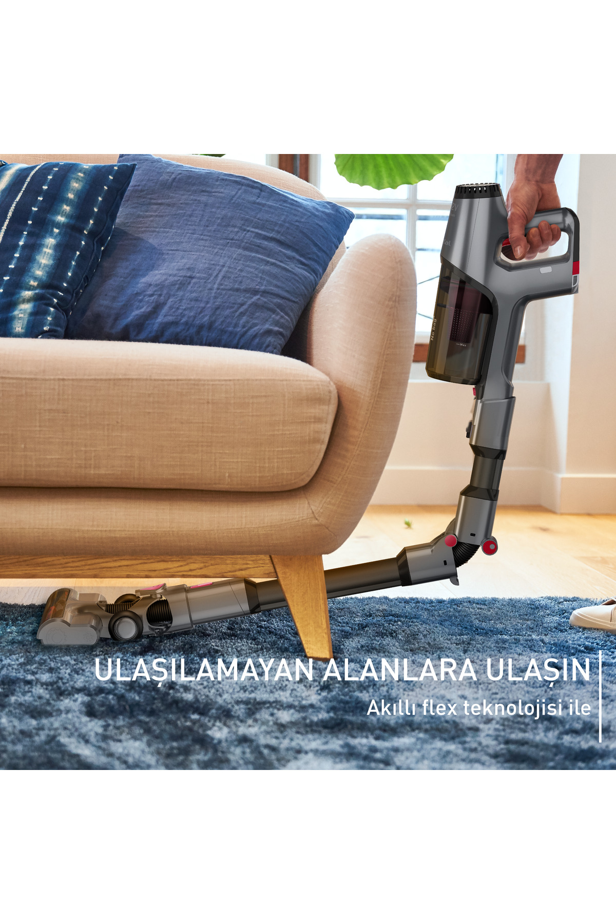 X-Pert 3.60 TY6973 Flex Şarjlı Dikey Süpürge