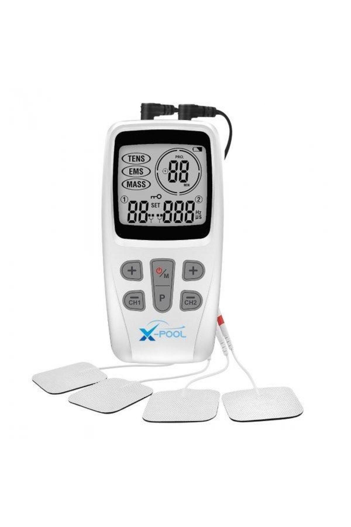 X Pool Fonksiyonel, 2 Kanallı Portatif Dijital Tens, Ems, Masaj C