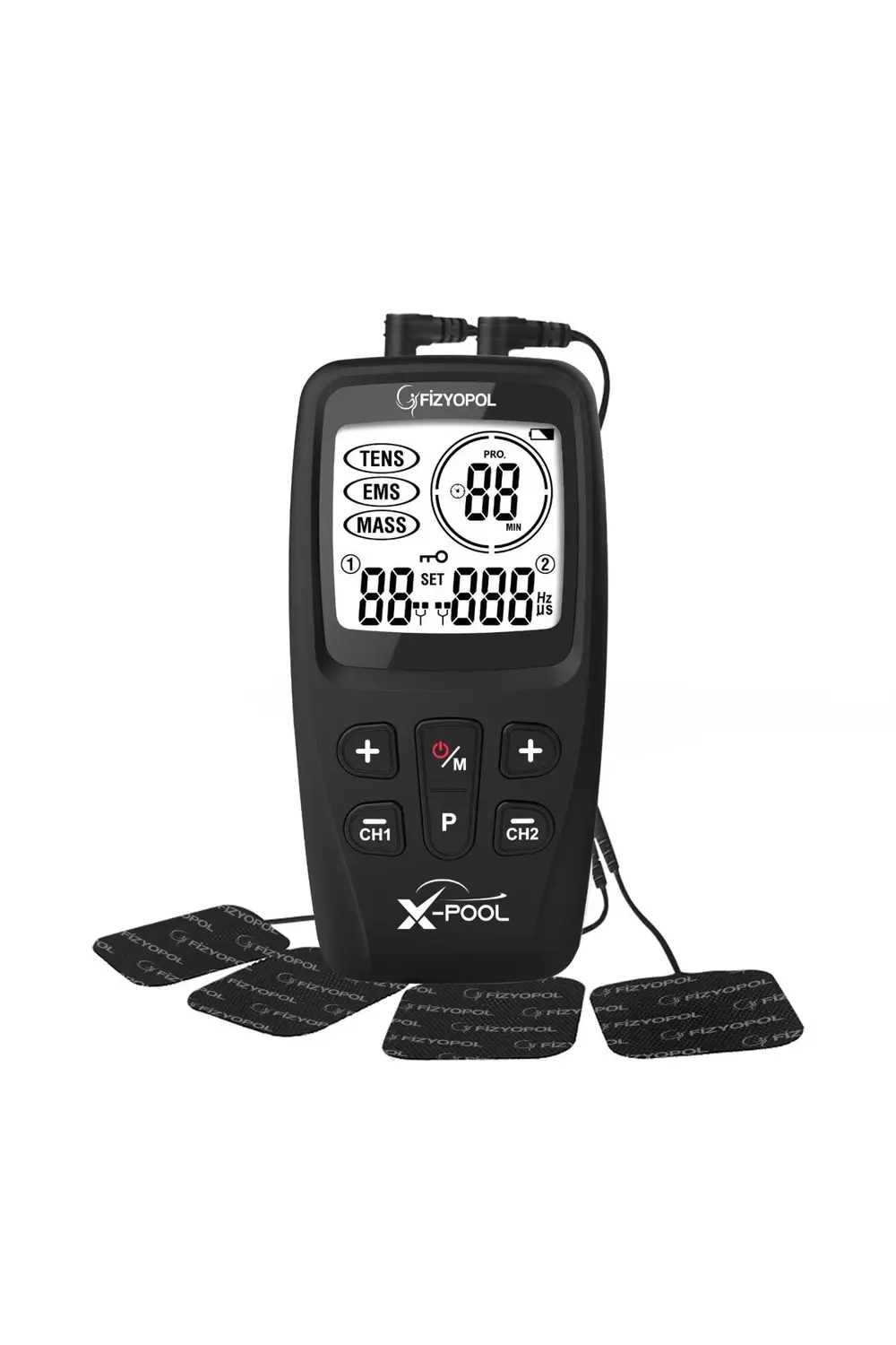 X Pool Portatif Tens,Ems,Masaj Cihazı 22 Prog.