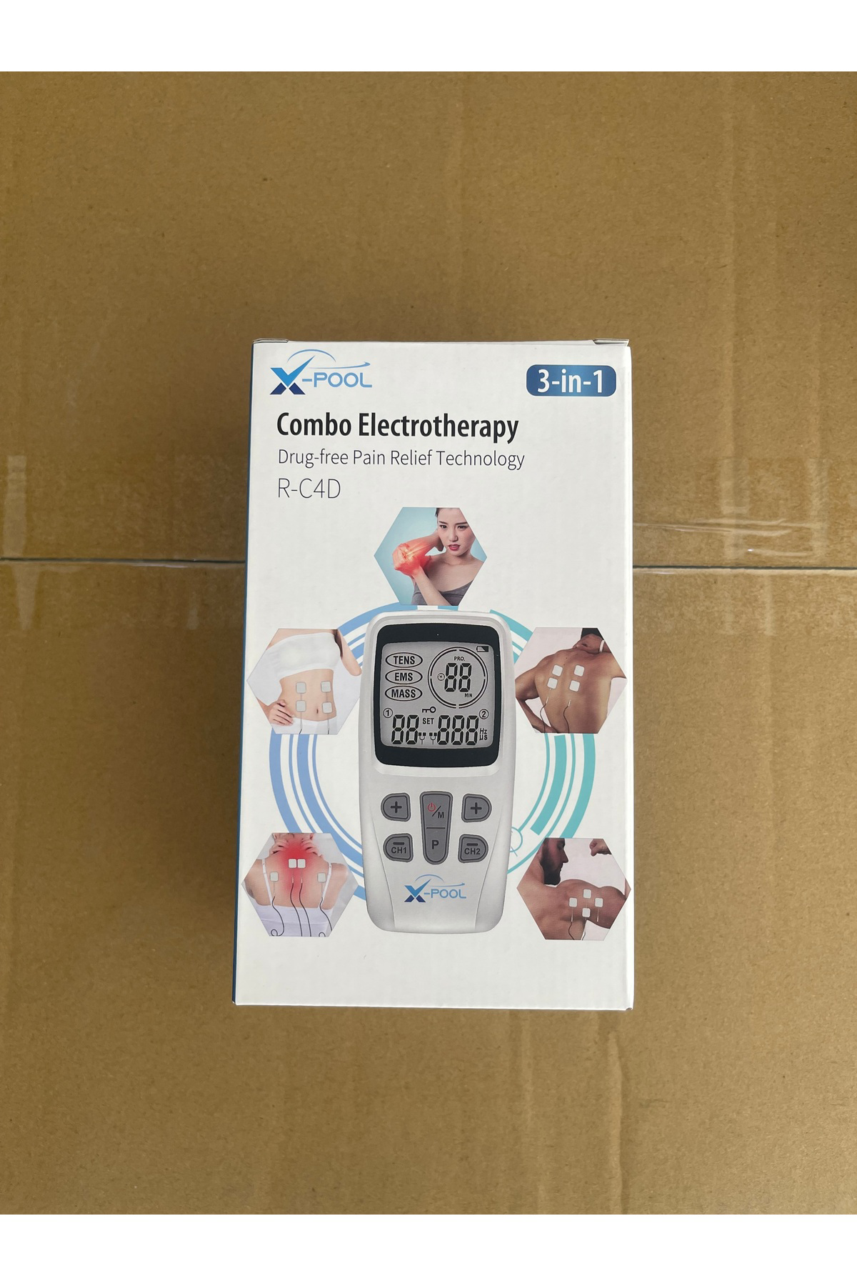 Fizyopol X-Pool Portatif R-C4d Tens+Ems+ Masaj Cihazı