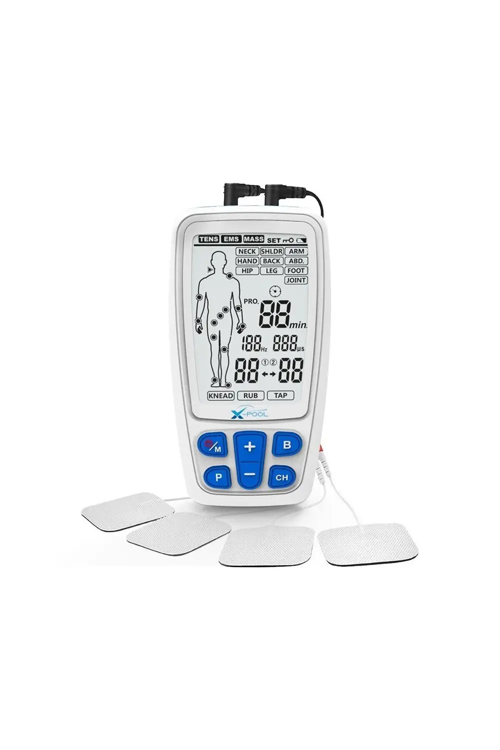 X Pool Şarj Edilebilir, Bataryalı,2 Kanallı Fizik Tedavi Portatif