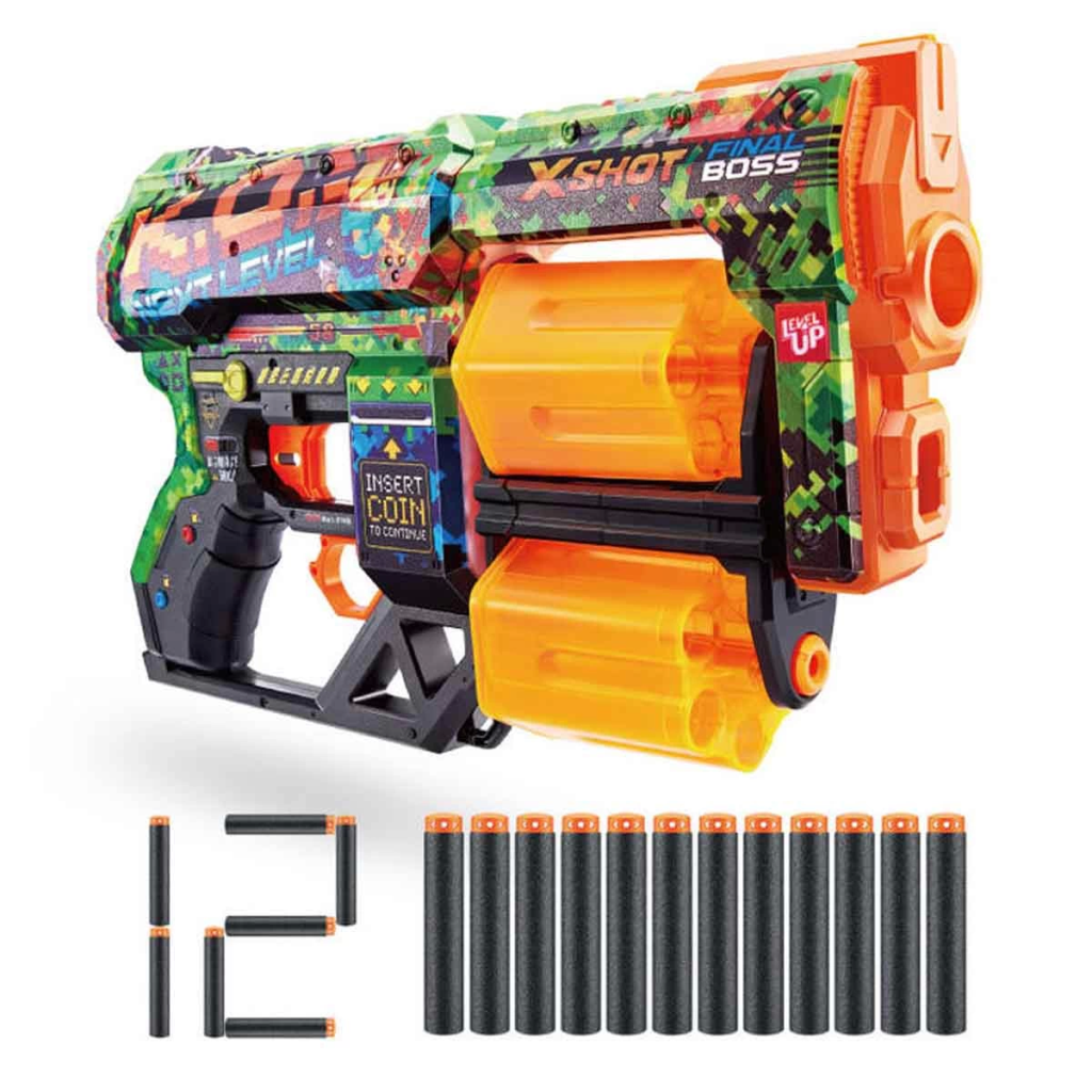 X-Shot Excel Skins Dread Blaster 12 Dartlı X-Shot Excel Skins Dread Blaster 12 Dartlı
