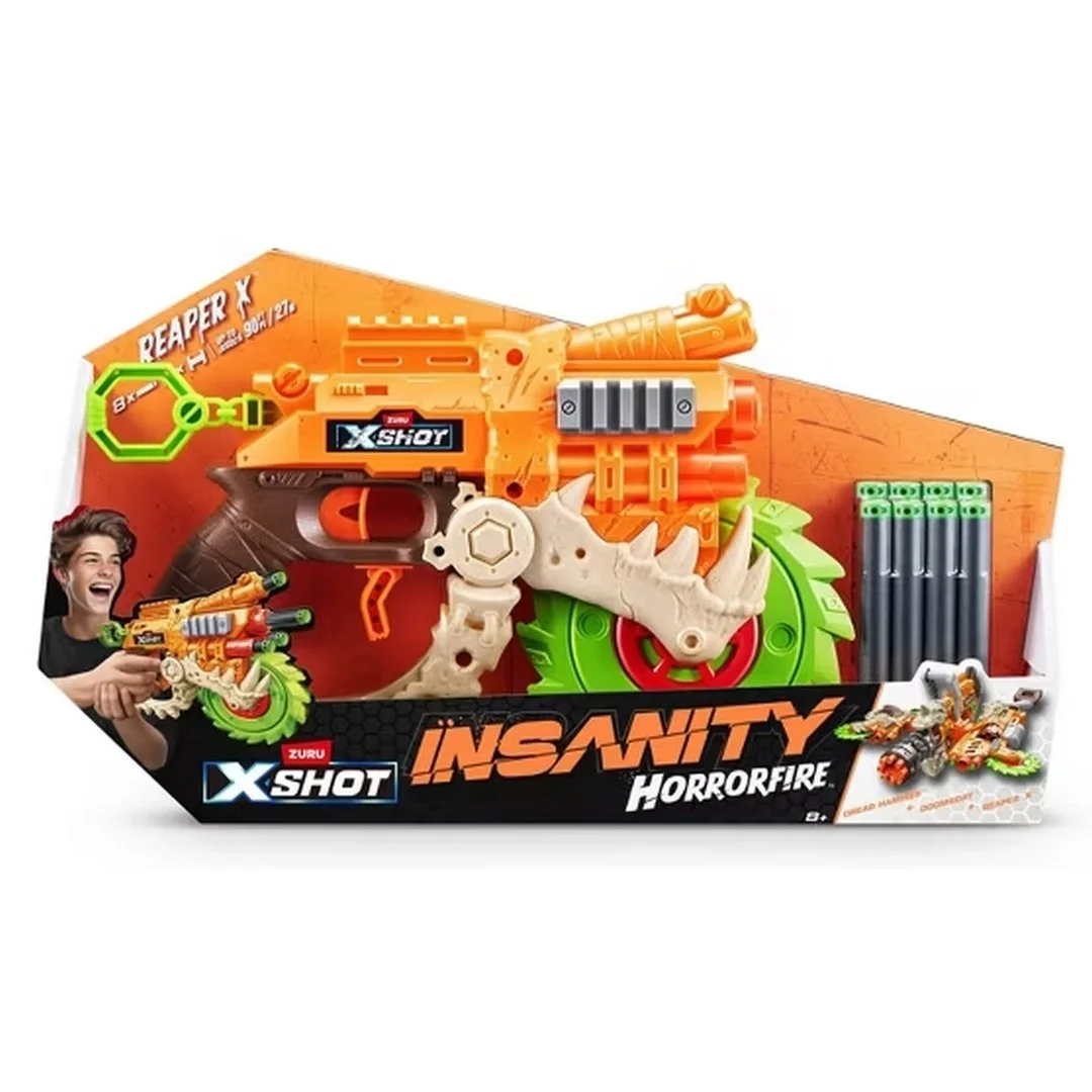 X Shot Horror Fire Dart Tabancası 8 Dart