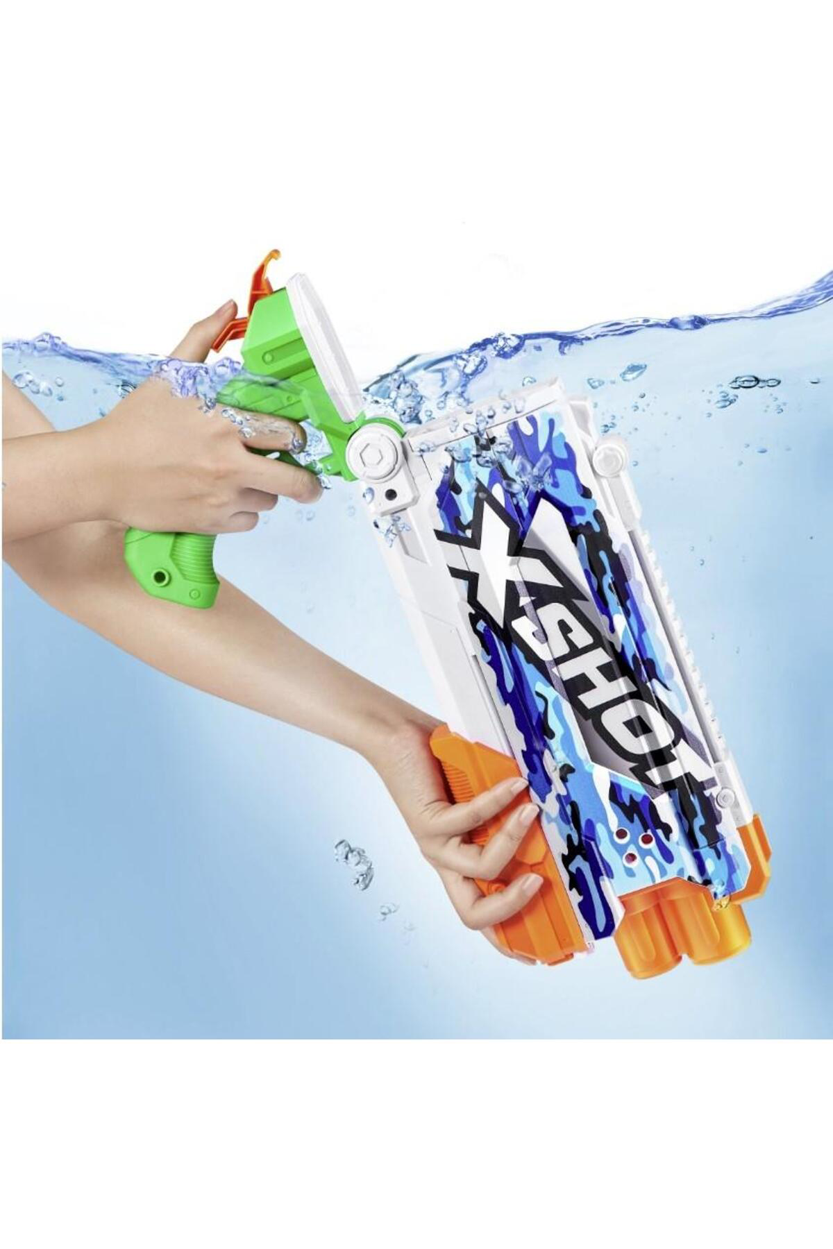 Zuru X-Shot Su Tabancası - Hızlı Doldurma Fonksiyonlu - Mavi