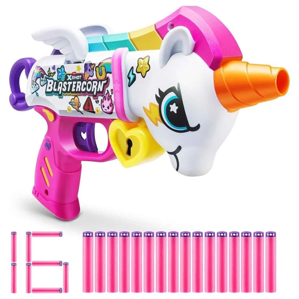 X-SHOT SÜNGER ATAN BLASTERCORN 16 MERMİ