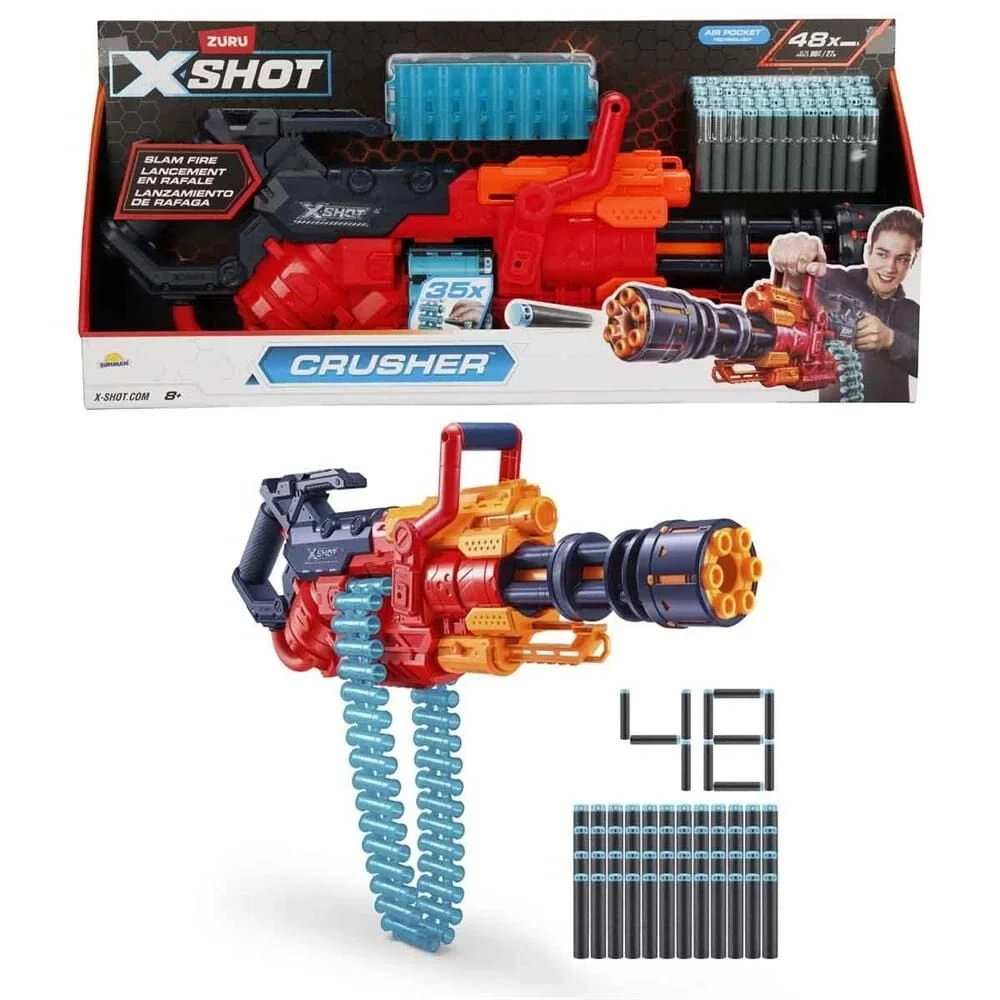 X-SHOT SÜNGER ATAN CRUSHER 48 MERMİLİ - 92381
