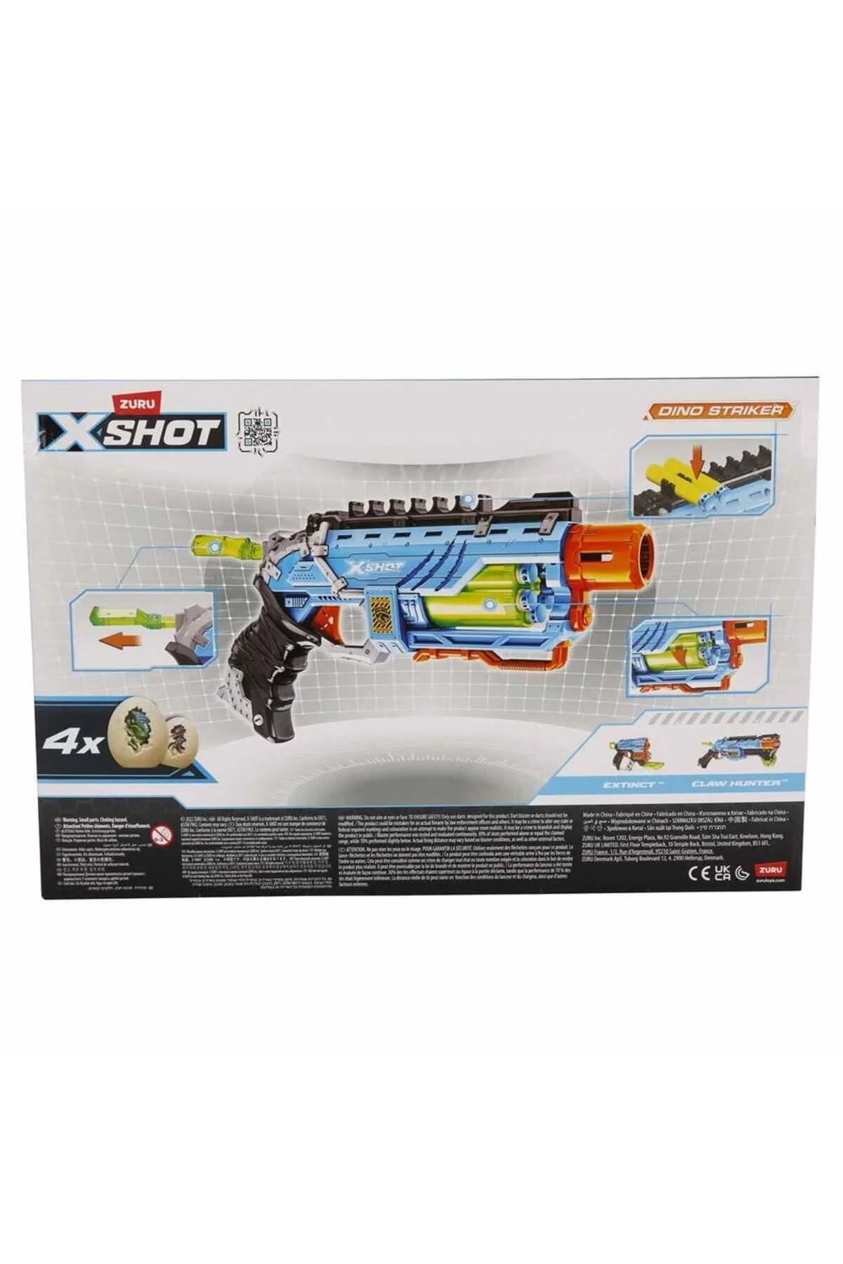 X-SHOT SÜNGER ATAN DİNO ATTACK STRİKER