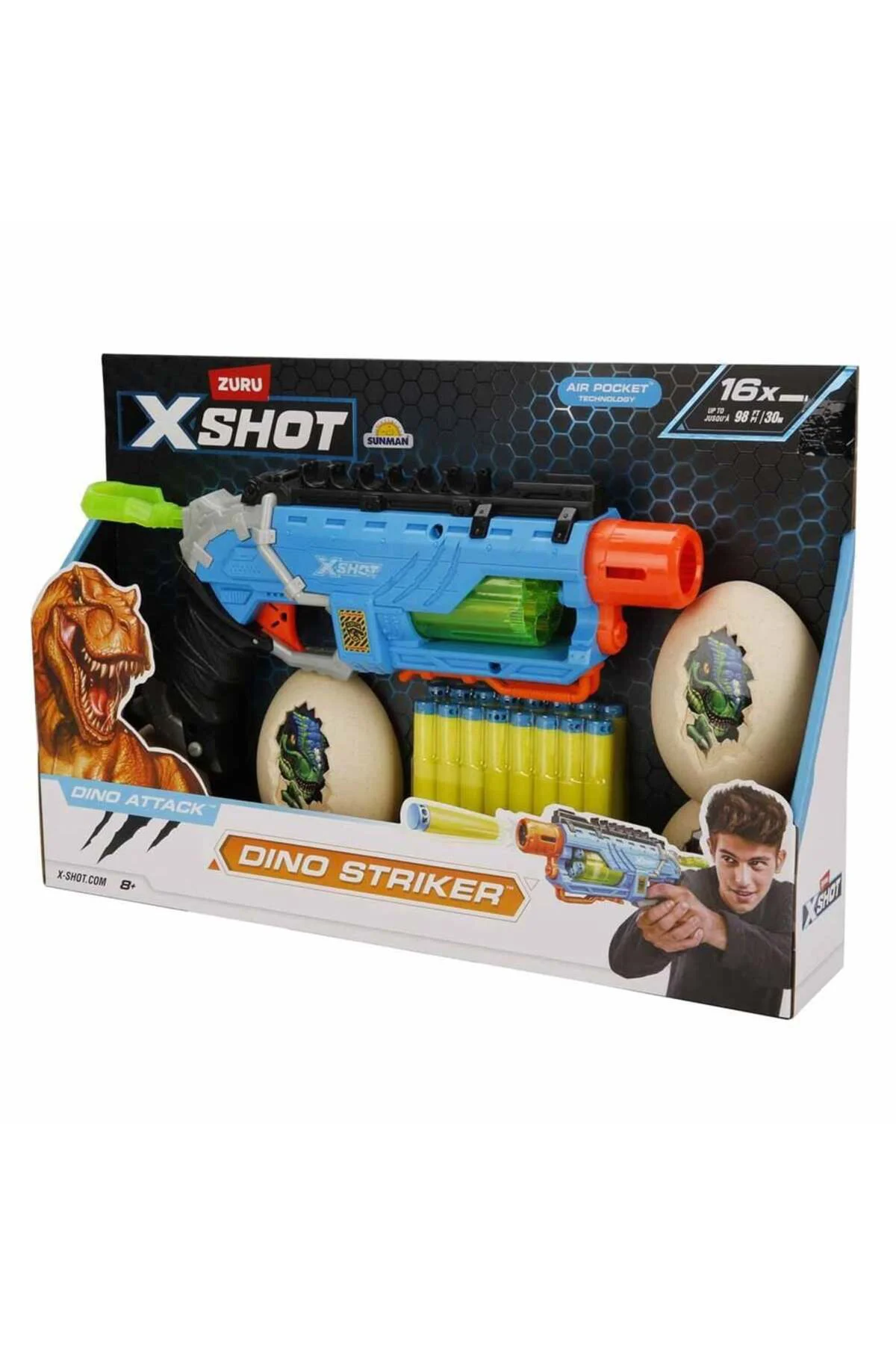 X-SHOT SÜNGER ATAN DİNO ATTACK STRİKER