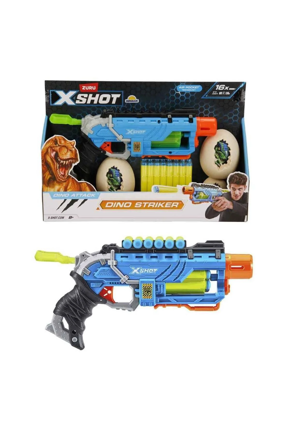 X-SHOT SÜNGER ATAN DİNO ATTACK STRİKER