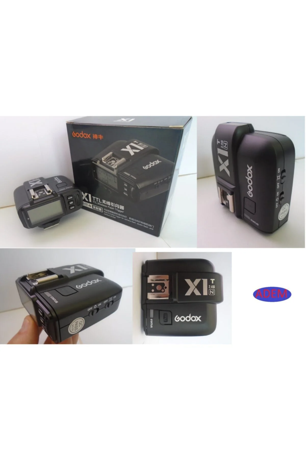 X1t-n Tekli Flas Tetikleyici Nikon Için