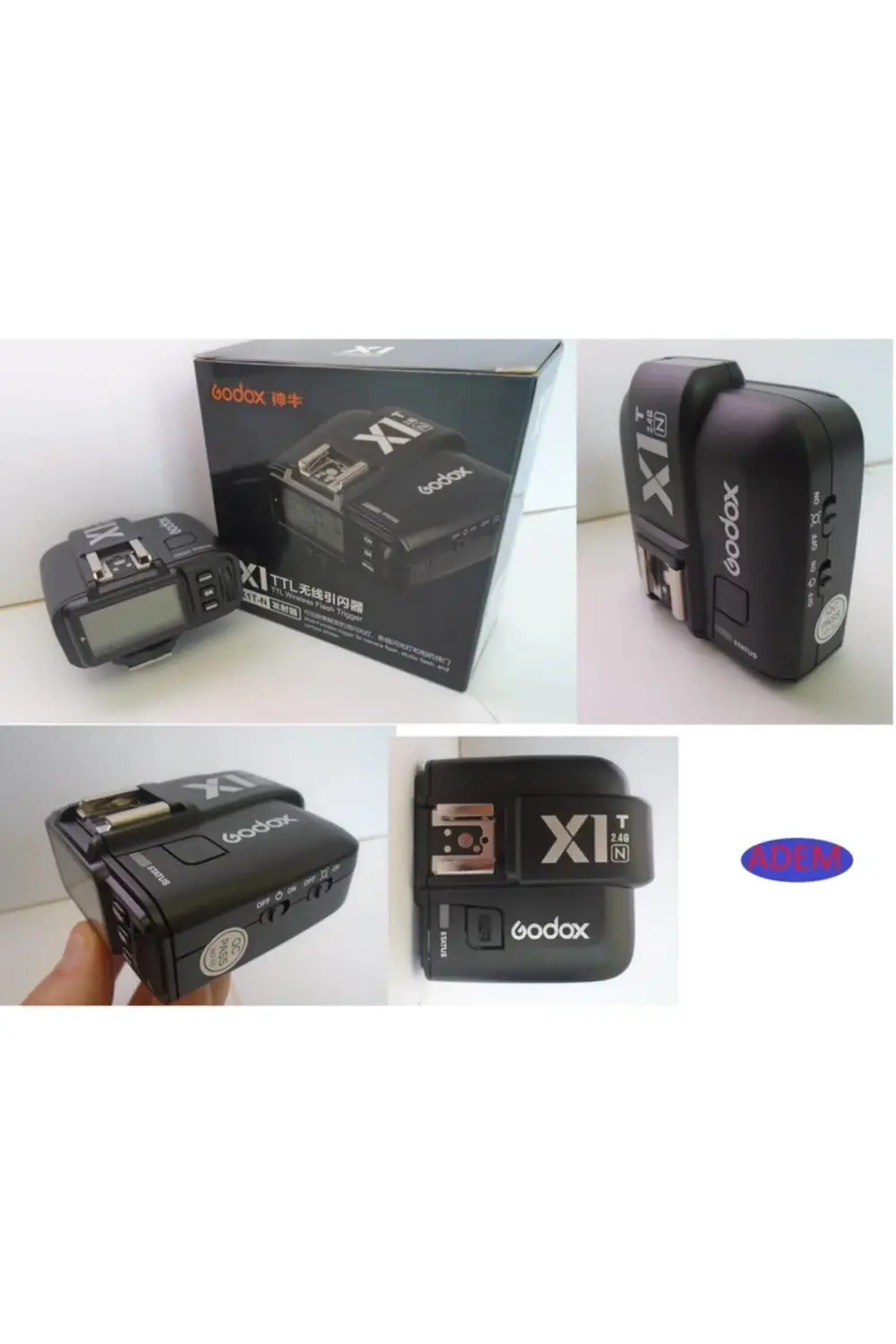 X1t-n Tekli Flas Tetikleyici Nikon Için