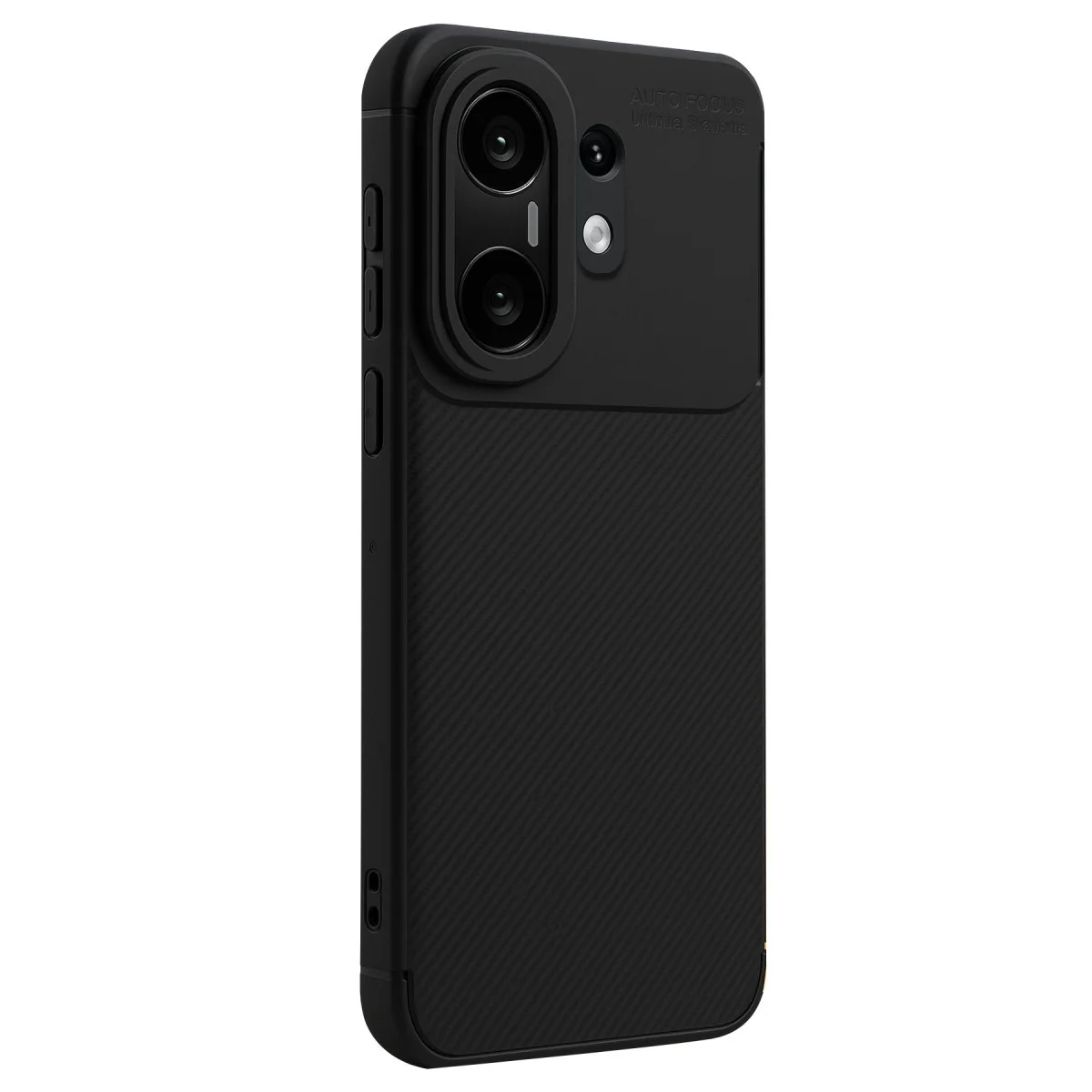 X200 FE Auto Focus Karbon Kapak - Siyah Cep Telefonı Kılıfı ve Koruma