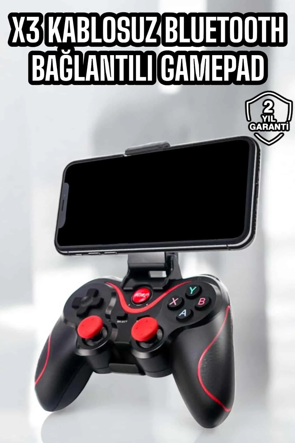 X3 Gamepad Oyun Kolu Bluetooth Bağlantılı Gamestick Android Uyuml