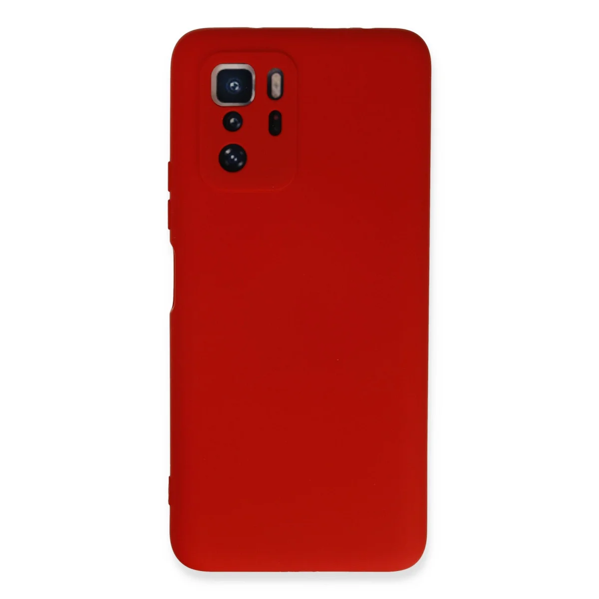 X3 GT Nano İçi Kadife Silikon Kılıf - Kırmızı, Yerli Üretim Şık Koruma