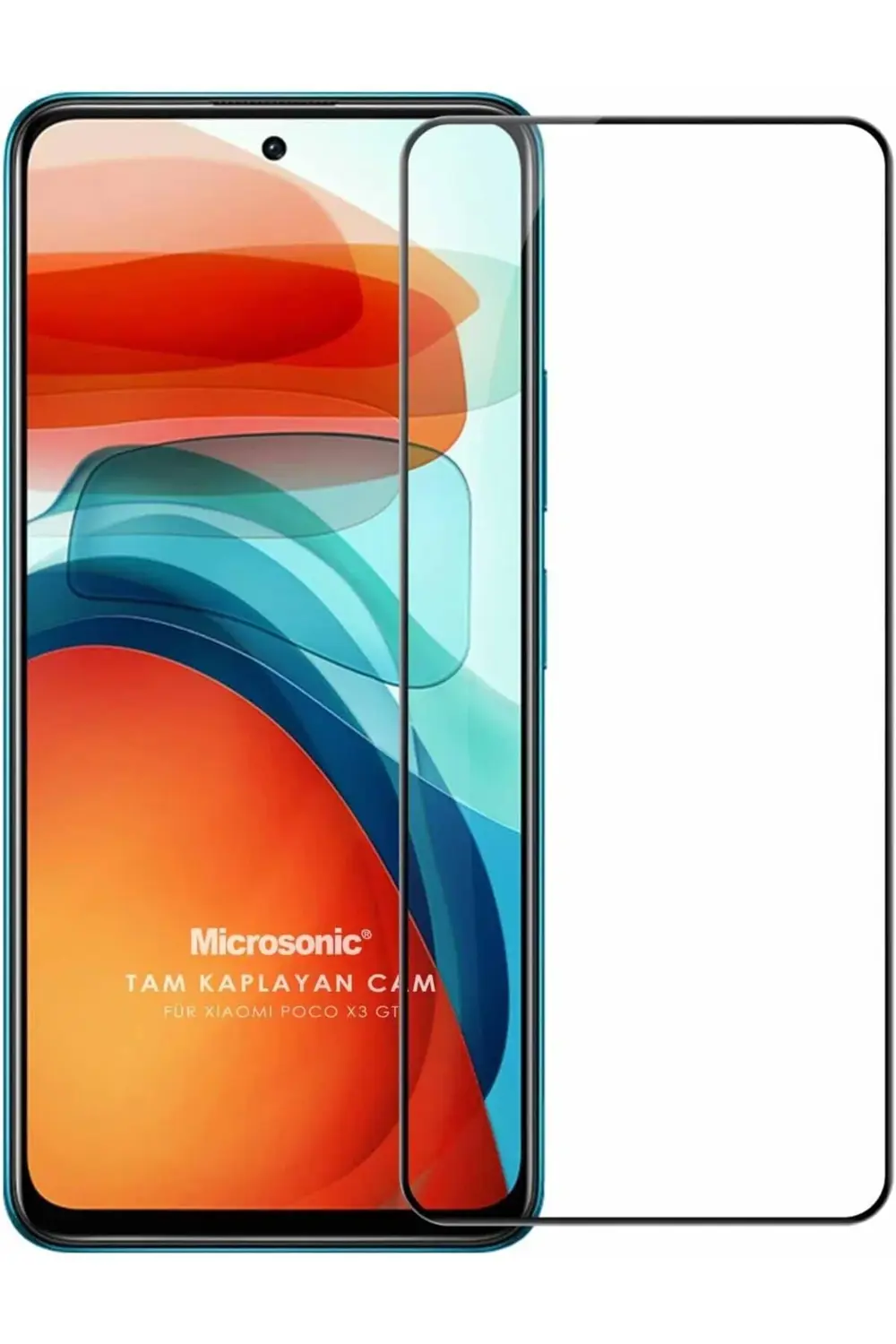X3 GT Tam Kaplayan Temperli Cam Ekran Siyah 978262