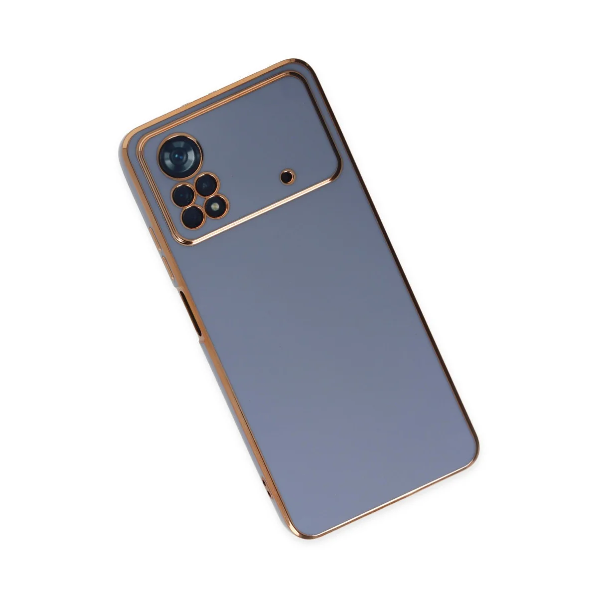 X4 Pro 5G Volet Silikon Kılıf - Mavi - Premium Korumalı ve Şık Tasarım