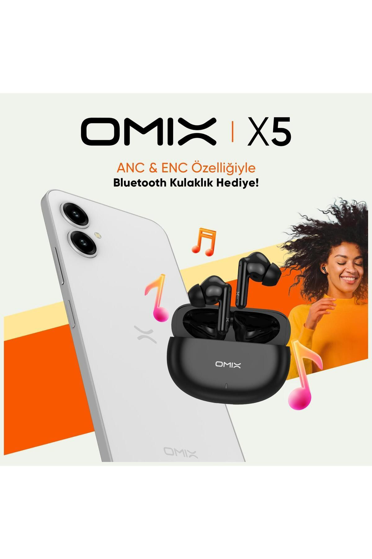 X5 12gb Ram (6 GB RAM+6GB VRAM) BEYAZ 128gb ve Harika Mixpods Pro