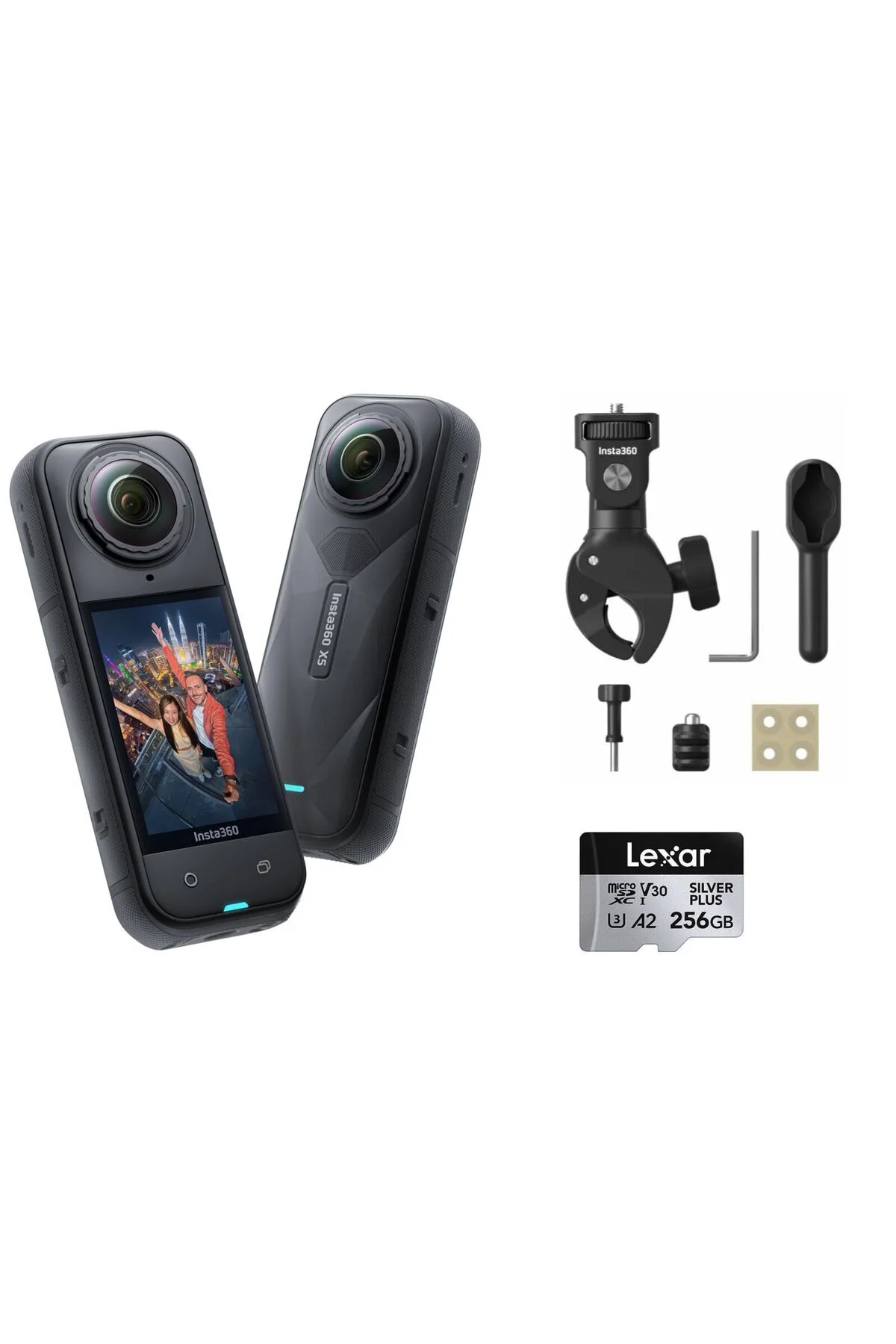 X5 Aksiyon Kamerası - Motosiklet Kiti 256 GB (HEAVY)