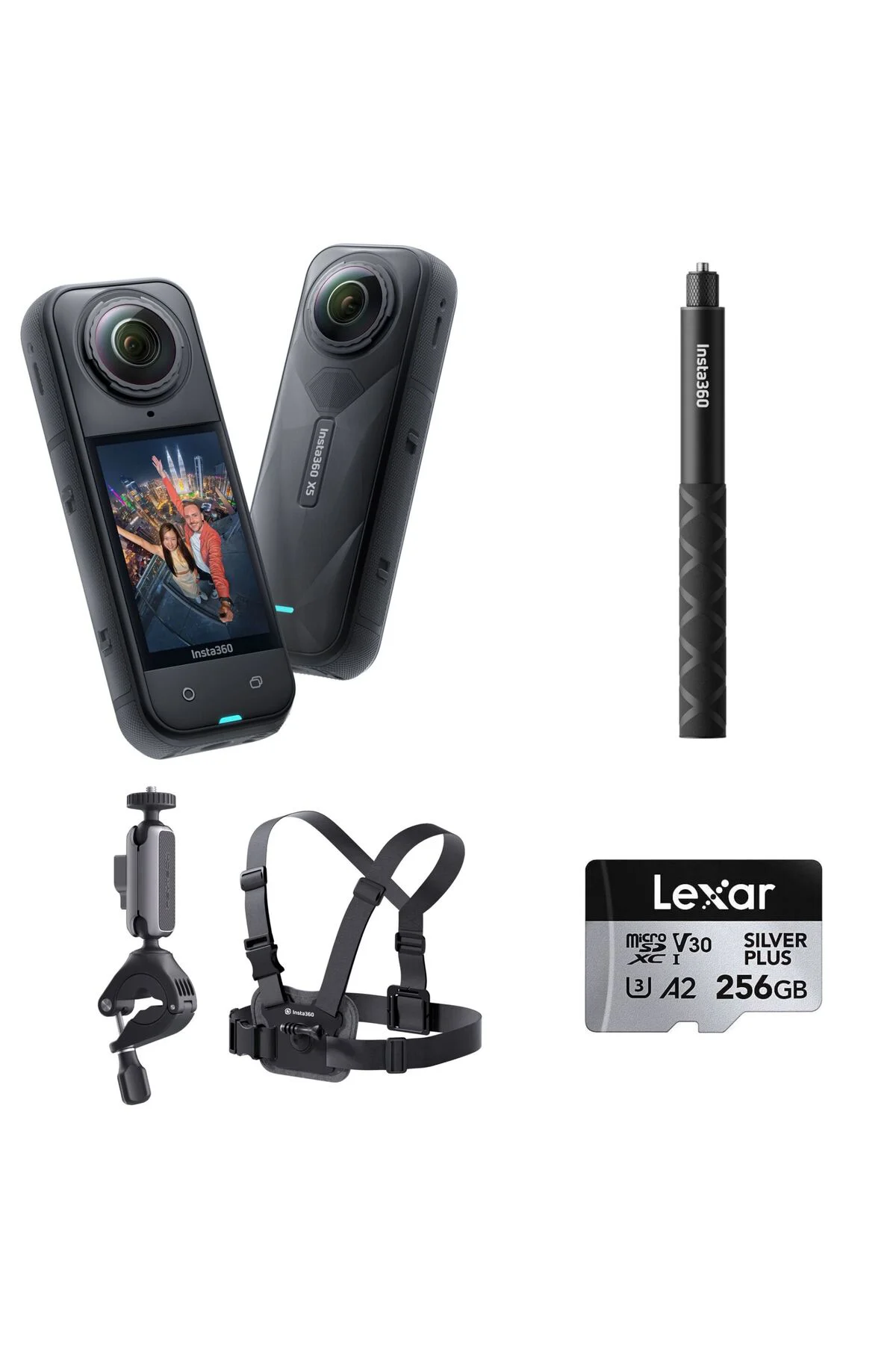 X5 Aksiyon Kamerası - Bisiklet Kiti 256 GB