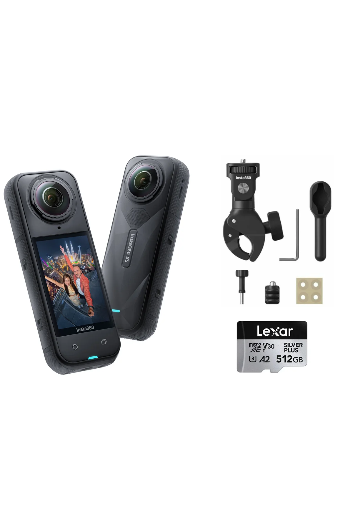 X5 Aksiyon Kamerası - Motosiklet Kiti Heavy (512 GB)