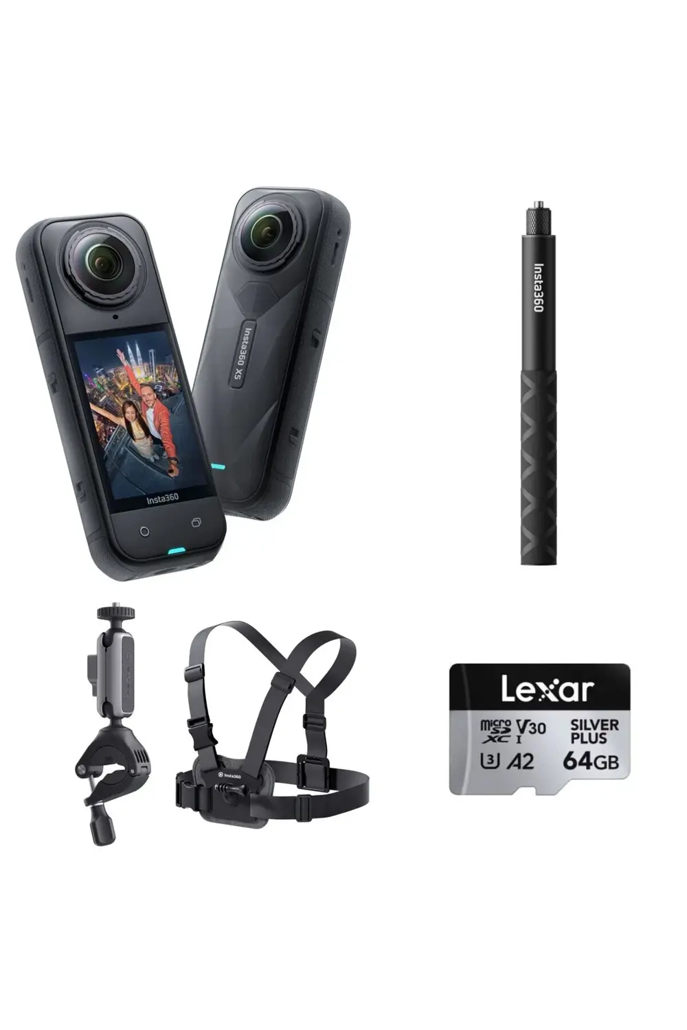 X5 Aksiyon Kamerası - Bisiklet Kiti 64 GB