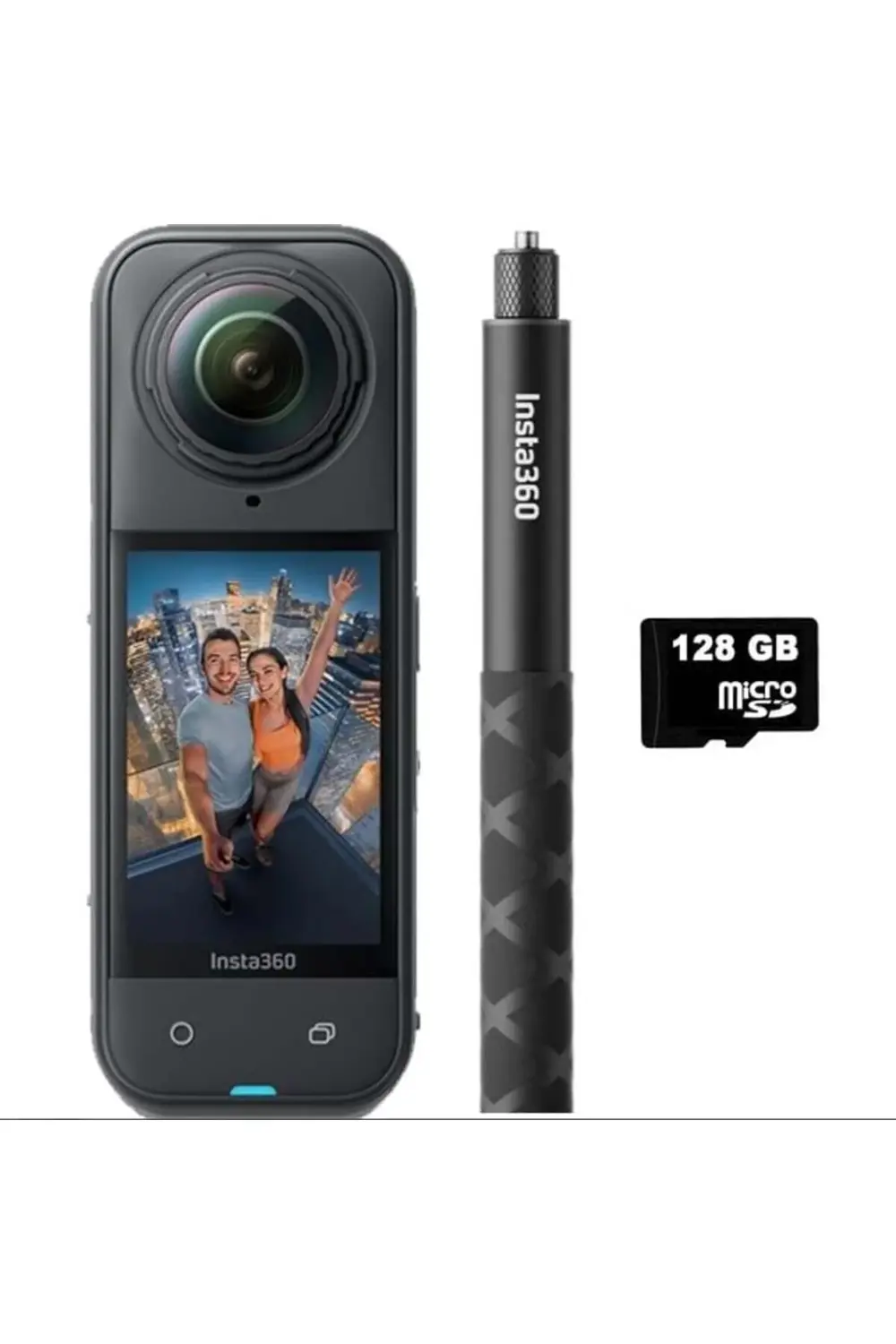 X5 İnvisible 114cm Selfie Stick Bundle