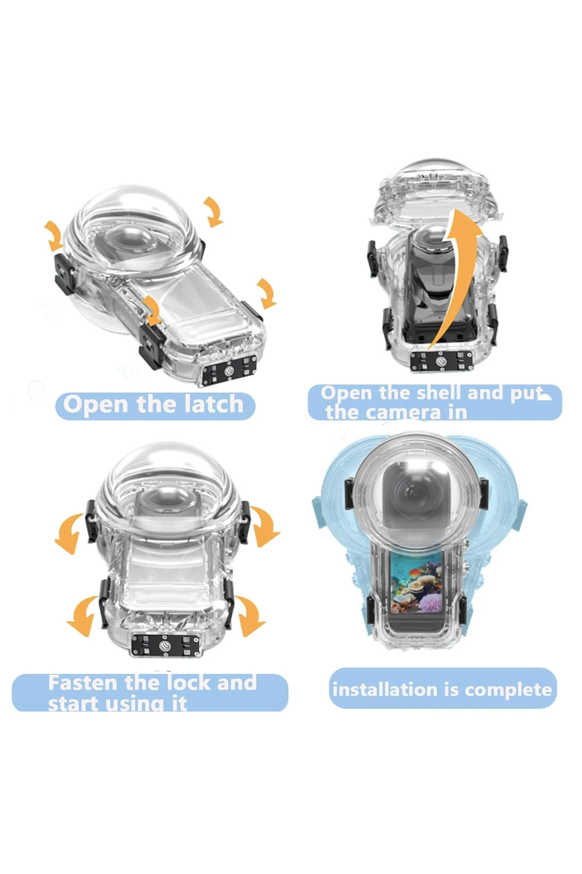 X5 Invisible Magnetic Dive Case / Görünmez Manyetik Dalış Kabı (60M) Fiyatı, Yorumları ve Özellikleri