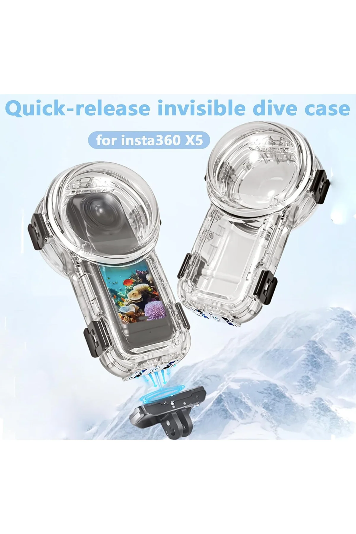 X5 Invisible Magnetic Dive Case / Görünmez Manyetik Dalış Kabı (60M) Fiyatı, Yorumları ve Özellikleri
