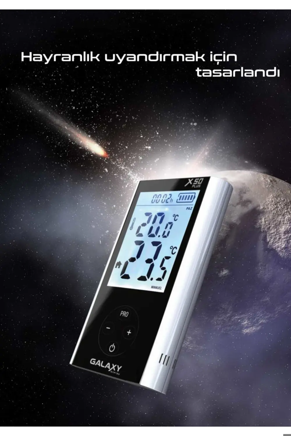 Galaxy Energy X50 Plus Kablosuz Wifi'li Smart Oda Termostati