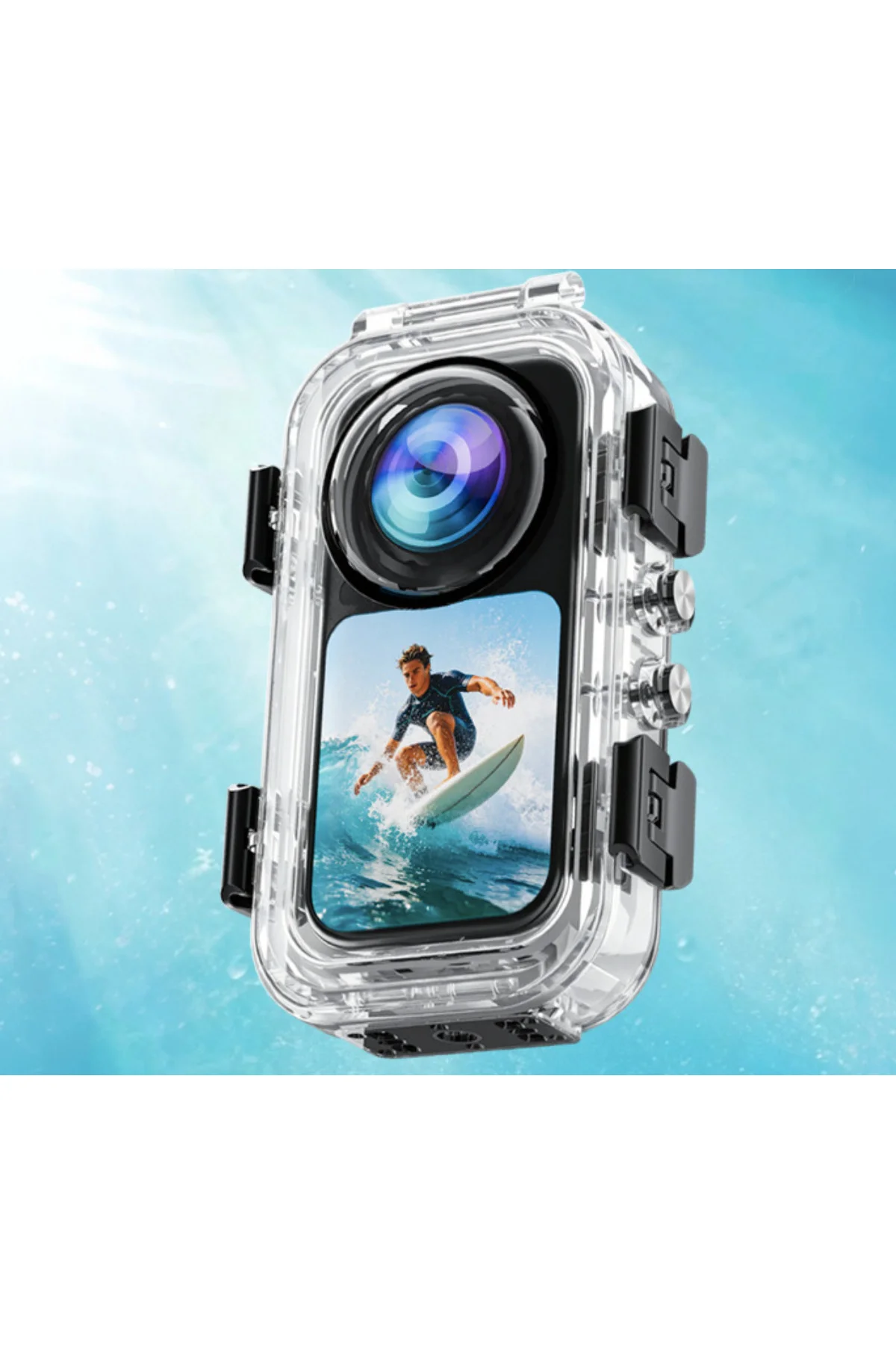 X6 Invisible Magnetic Dive Case / Görünmez Manyetik Dalış Kabı (60M) X6 Invisible Magnetic Dive Case / Görünmez Manyetik Dalış Kabı (60M) - Görsel 2