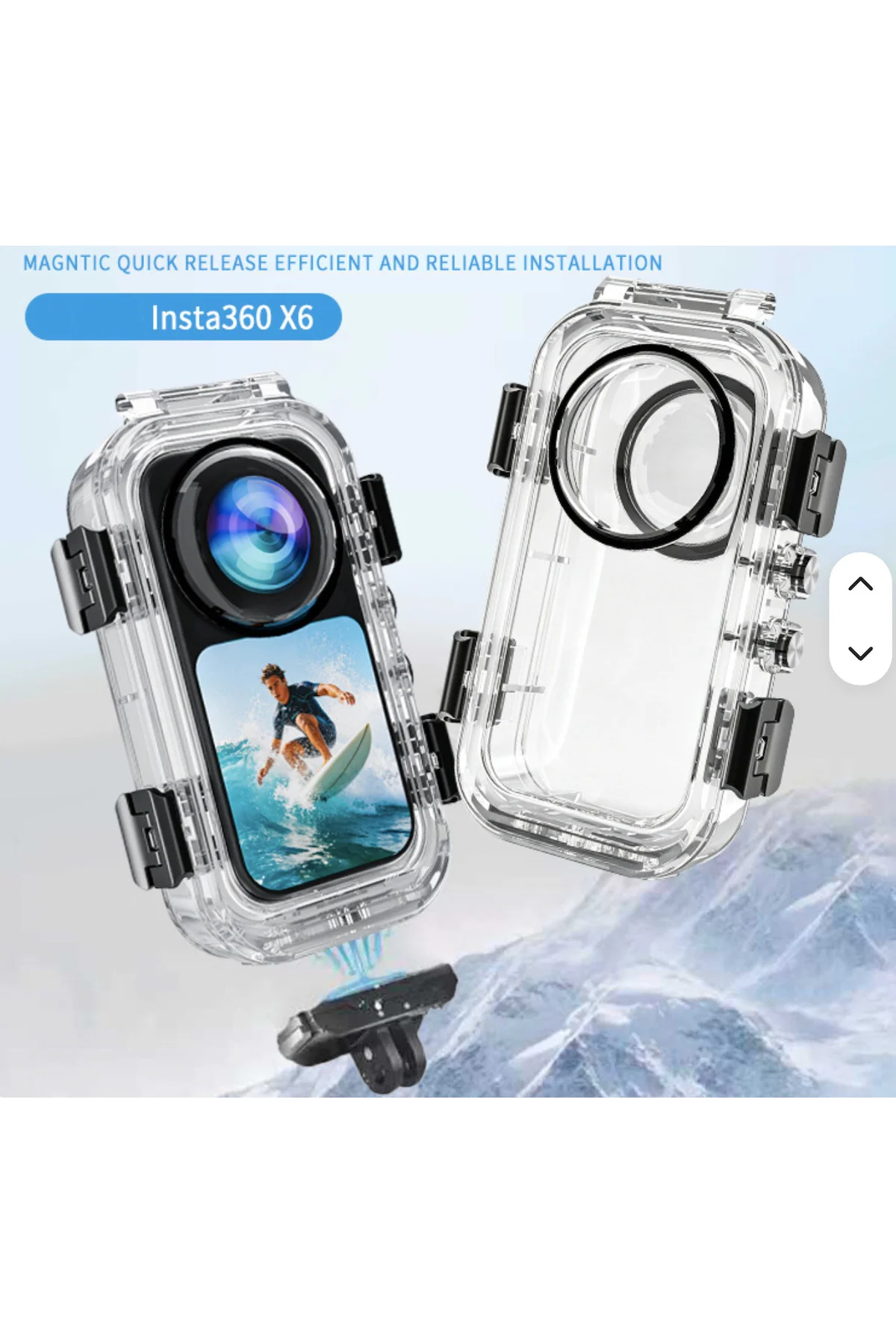 X6 Invisible Magnetic Dive Case / Görünmez Manyetik Dalış Kabı (60M) X6 Invisible Magnetic Dive Case / Görünmez Manyetik Dalış Kabı (60M)
